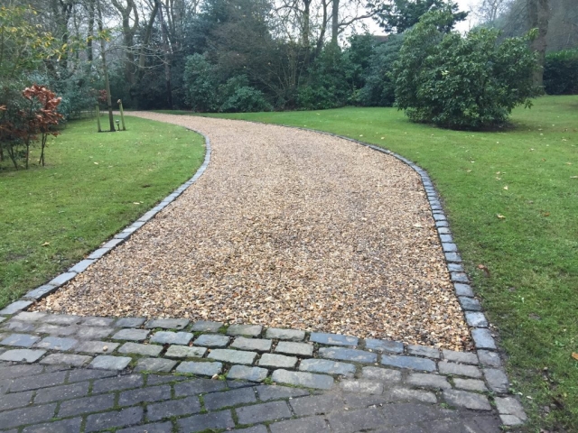 completed driveway